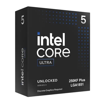 CPU INTEL CORE ULTRA 5 250KF PLUS 4,2GHZ (5,3GHZ TURBO) 18CORE BX80768250KF 30MB LGA1851 125W BOX NO FAN GAR. 3ANNI