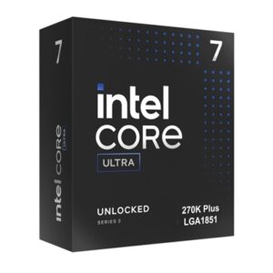 CPU INTEL CORE ULTRA 7 270K PLUS 3,7GHZ (5,5GHZ TURBO) 24CORE BX80768270K 40MB LGA1851 125W INTEL GRAPHIC BOX NO FAN GAR. 3ANNI