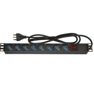 RACK19" MULTIPRESA LK10051CON 8P UNIVERSALI E INTERRUTTORE SPINA ITALIANA 16A-EAN: 8028400037640