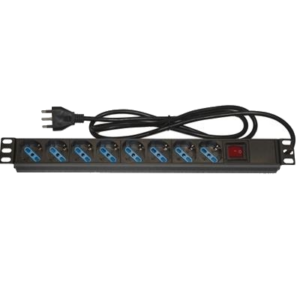 RACK19" MULTIPRESA LK10051CON 8P UNIVERSALI E INTERRUTTORE SPINA ITALIANA 16A-EAN: 8028400037640