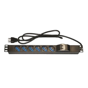 RACK19" MULTIPRESA LK10050 CON 6P UNIVERSALI TRIPOLARI/SHUKO MAGNETOTERMICA- EAN:8028400037633