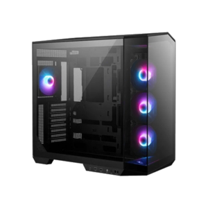 CABINET ATX MIDI TOWER MSI MAG PANO 100R PZ 3XUSB 8XSLOT 4XFAN-120MMARGB ATX MICRO-ATX MINI-ITX 518.7X290X482MM VETRO TEMP.
