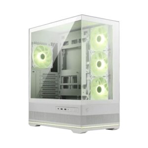 CABINET ATX MINI TOWER MSI MAG PANO 110R PZ WHITE 3XUSB 7XSLOT 4XFAN-120MMARGB ATX MICRO-ATX MINI-ATX 420X225X485MM V FINO:10/04