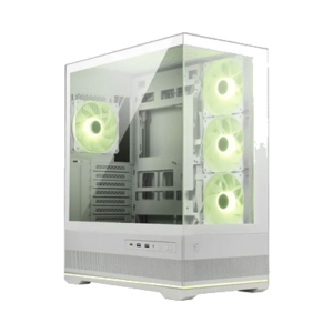 CABINET ATX MINI TOWER MSI MAG PANO 110R PZ WHITE 3XUSB 7XSLOT 4XFAN-120MMARGB ATX MICRO-ATX MINI-ATX 420X225X485MM V FINO:10/04