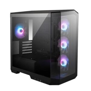 CABINET ATX MICRO TOWER MSI MAG PANO M100R PZ 2XUSB 5XSLOT 4XFAN-120MMARGB MICRO-ATX ITX 488X235X453MM VETRO TEMP.