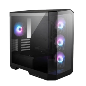 CABINET ATX MICRO TOWER MSI MAG PANO M100R PZ 2XUSB 5XSLOT 4XFAN-120MMARGB MICRO-ATX ITX 488X235X453MM VETRO TEMP.