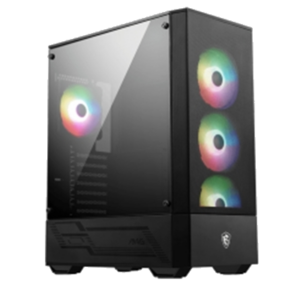 CABINET ATX MIDI TOWER MSI MAG FORGE 112R 2XUSB 7XSLOT 4XFAN-120MMARGB ATX MICRO-ATX ITX 409X214X485MM VETRO TEMP.