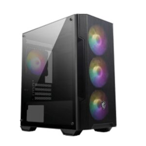 CABINET ATX MICRO TOWER MSI MAG FORGE M100A 3XUSB 4XSLOT 4XFAN-120MMRGB MICRO-ATX MINI-ITX 399X200X423MM