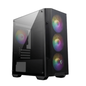 CABINET ATX MICRO TOWER MSI MAG FORGE M100A 3XUSB 4XSLOT 4XFAN-120MMRGB MICRO-ATX MINI-ITX 399X200X423MM