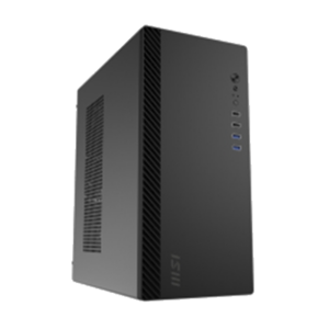 CABINET ATX MINI TOWER MSI PRO SHIELD M100P 2X2.5“ 2X3.5“ 4XUSB 4XSLOT 1XFAN-80MM MICRO-ATX MINI-ITX 312X166X354MM