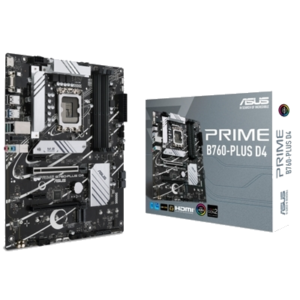 MB ASUS PRIME B760-PLUS D4 B760 LGA1700 4XDDR4DC-5066O.C. 1XPCIE5.0X16 DP VGA HDMI 4XSATA3R M.2 USB3.2 ATX 90MB1CW0-M0EAY0