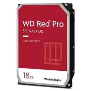 HARD DISK SATA3 3.5" X NAS 18000GB(18TB) WD181KFGX WD RED PRO 512MB CACHE 7200RPM NAS FINO A 24 SLOT HARD DRIVE