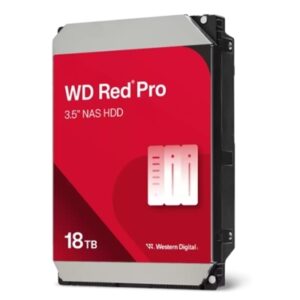 HARD DISK SATA3 3.5" X NAS 18000GB(18TB) WD181KFGX WD RED PRO 512MB CACHE 7200RPM NAS FINO A 24 SLOT HARD DRIVE CERTIFIED REPAIR