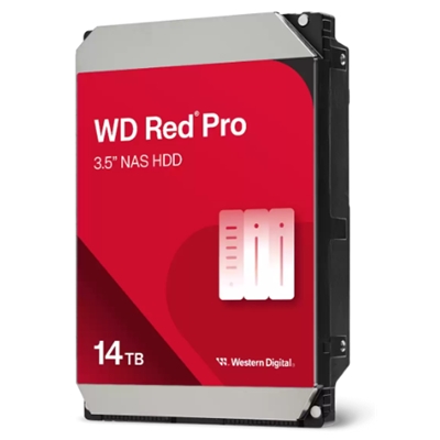 HARD DISK SATA3 3.5" X NAS 14000GB(14TB) WD142KFGX WD RED PRO 512MB CACHE 7200RPM PER NAS CERTIFIED REPAIR
