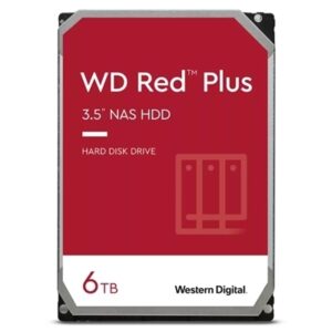 HARD DISK SATA3 3.5" X NAS 6000GB(6TB) WD60EFPX WD RED PLUS 256MB CACHE 5400RPM