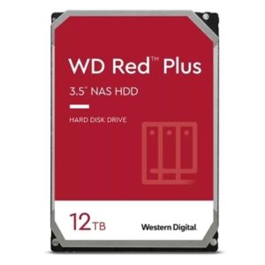 HARD DISK SATA3 3.5" X NAS 12000GB(12TB) WD120EFBX WD RED PLUS 256MB CACHE 7200RPM CERTIFIED REPAIR