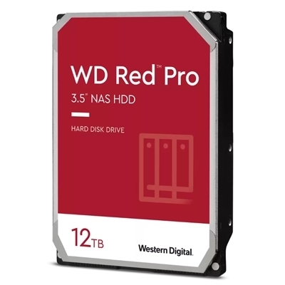 HARD DISK SATA3 3.5" X NAS 12000GB(12TB) WD121KFBX WD RED PRO 256MB CACHE 7200RPM