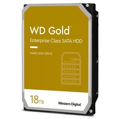 HARD DISK SATA3 3.5" ENTERPRISE 18000GB(18TB) WD181KRYZ WD GOLD 512MB CACHE 7200RPM