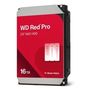 HARD DISK SATA3 3.5" X NAS 16000GB(16TB) WD161KFGX WD RED PRO SATA 512MB CACHE 7200RPM PER SISTEMI NAS CON NR DI SLOT ILLIMITATO