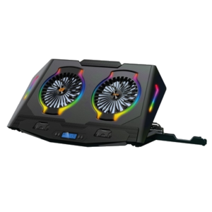SUPPORTO DI RAFFREDDAMENTO X NOTEBOOK GAMING 2 VENTOLE FINO A 17" CONCEPTRONICTHYIA02B 4 LIVELLI DI ALTEZZA - SUPP.FINO 15KG