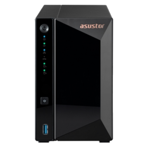 NAS ASUSTOR AS3302T V2 X 2 HDD/SSD 3.5"/2.5"SATA3 6GB/S -NO HD- QC 1.7GHZ-2GB DDR4 (NO ESPAND.) 1P 2.5GBE-3P USB3.2-FINO:31/03