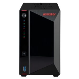 NAS ASUSTOR AS5402T X 2HDD/SSD 3.5"/2.5"SATA3 6GB/S -NO HD- DUAL CORE 2.0GHZ-4GB DDR4 SODIMM-2P 2.5GIGA-4 X M.2 NVMEFINO:31/03