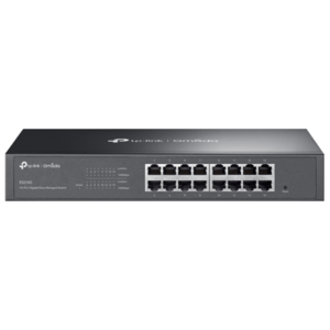 SWITCH 16P LAN GIGABIT TP-LINK ES216G EASY MANAGED- CUST.IN ACCIAIO - MONTABILE SU RACK 1U 13" (INTEG,CONTR.OMADA SDN)