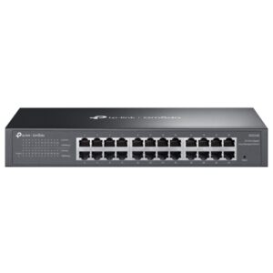 SWITCH 24P LAN GIGABIT TP-LINK ES224G EASY MANAGED- CUST.IN ACCIAIO - MONTABILE SU RACK 1U 13" (INTEG,CONTR.OMADA S FINO:31/03