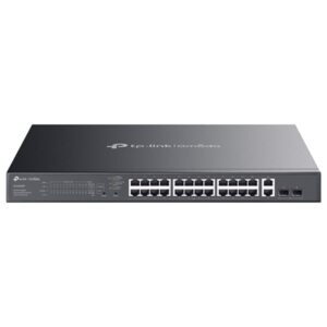 SWITCH 28P LAN GIGABIT TP-LINK ES228GMP EASY MANAGED24P POE+ 2P GIGABIT 2P SFP- CUST.IN ACCIAIO - MONT.SU RACK 1U 19"