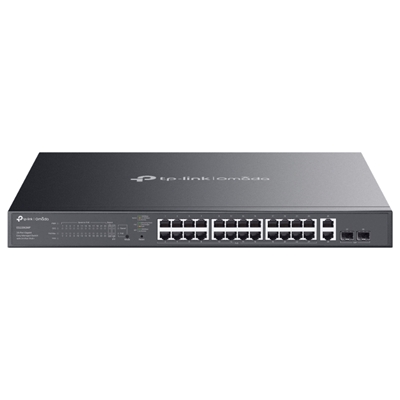 SWITCH 28P LAN GIGABIT TP-LINK ES228GMP EASY MANAGED24P POE+ 2P GIGABIT 2P SFP- CUST.IN ACCIAIO - MONT.SU RACK 1U 19"