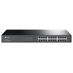 SWITCH 24P LAN GIGABIT TP-LINK TL-SG1024 METAL CASE RACKMOUNT 19" 1U -GARANZIA 3 ANNI-