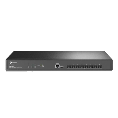 SWITCH 8P 10GE SFP+ TP-LINK SX3008F METAL CASE RACKMOUNT 19" 1U -GARANZIA 3 ANNI-