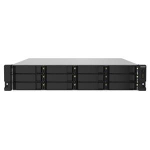 NAS QNAP TS-1232PXU-RP-4G 12HD 3,5"/2,5"SATA6 3GB/S-NO HD-2U RACK 2P 10GBE SFP+2P GBE-4P USB3.0-4GB DDR4UDIMM-QCORE AL324 1.7GHZ