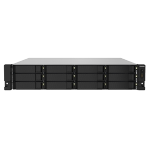 NAS QNAP TS-1232PXU-RP-4G 12HD 3,5"/2,5"SATA6 3GB/S-NO HD-2U RACK 2P 10GBE SFP+2P GBE-4P USB3.0-4GB DDR4UDIMM-QCORE AL324 1.7GHZ