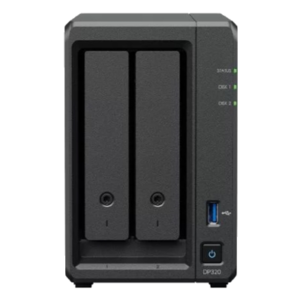 DISPOSITIVO ACTIVEPROTECT SYNOLOGY DP320 - 2HD 8TB 3.5" RAID 1 -AMD RYZEN R1600-8GB MEMORIA-2P 1GBE RJ-45