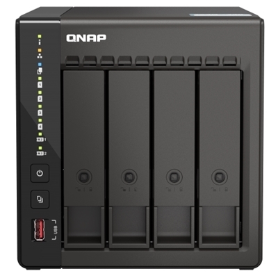 NAS QNAP TS-453E-8G X 4HD 3,5"/2,5"SATA6/3-NO HD-2P X 2.5GBE,2P USB2.0+2P USB3.0-8GB DDR4 ,CELERON J6412 4CORE