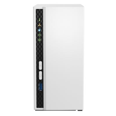 NAS QNAP TS-233 X 2HD 3,5"SATA3-NO HD-1P GIGA-1P USB3.2-1P USB2.0-2GB -CPU ARM 2.0GHZ 4 CORE - GAR. 2 ANNI-