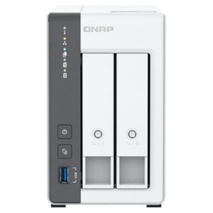 NAS QNAP TS-216G X 2HD 3,5"SATA3-NO HD-1PX2.5GBE+1P GBE-3P USB - 4GB RAM-CPU ARM 2.0GHZ 4 CORE - GAR. 2 ANNI-