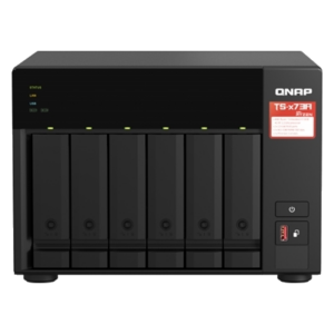 NAS QNAP TS-673A-8G 6HD 3,5"/2,5"SATA6-NO HD-2P 2.5GBE 4P USB-8GB DDR4 -AMD RYZEN V1000 2.2GHZ -GAR.2 ANNI
