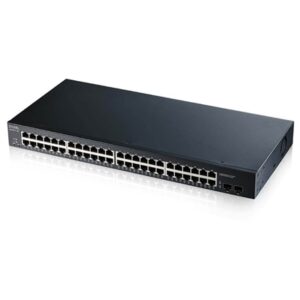 SWITCH ZYXEL GS1900-48-EU0102F 48P GIGA + 2P SFP GIGABIT, IPV6,VLAN,RACK 19" GAR. A VITA