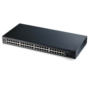 SWITCH ZYXEL GS1900-48-EU0102F 48P GIGA + 2P SFP GIGABIT, IPV6,VLAN,RACK 19" GAR. A VITA