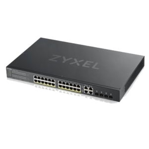 SWITCH ZYXEL GS192024HPV2-EU0101F 24P GIGA POE +4P DUAL PERS. GIGA-NEBULAFLEX-IPV6,VLAN,RACK 19" FREE NEBULA BASIC- FINO:31/03