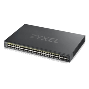 SWITCH ZYXEL GS192048HPV2-EU0101F 44P GIGA POE +4P DUAL GIGABIT+2P SFP, IPV6,VLAN, NEBULAFLEX RACK 19" FREE NEBULA BASIC