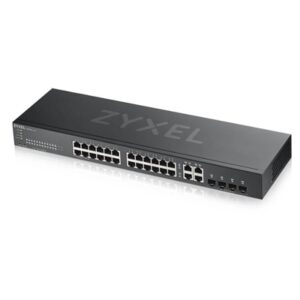 SWITCH ZYXEL GS1920-24V2-EU0101F NEBULAFLEX 24P GIGABIT + 4P DUAL GIGABIT - IPV6, VLAN,QOS, IGMP RACK 19"-FREE NEBULA BASIC
