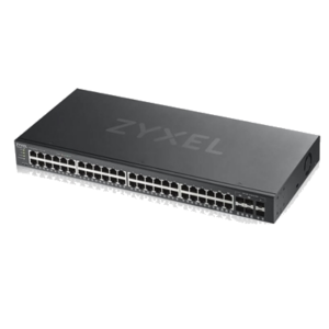 SWITCH ZYXEL GS1920-48V2-EU0101F 44P GIGABIT + 2P SFP GIGA + 4P DUAL PERS.,IPV6, VLAN,NEBULAFLEX-RACK 19"FREE NEBULA BASIC