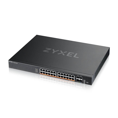 SWITCH 28P ZYXEL XMG2230-28HP-ZZ0101F NEBULAFLEX MAN. L3 LITE24P 2.5MGBE POE++ 4P 10GBE SFP+ ALIM.RIDOND.AC/DC