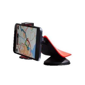 SUPPORTO DA CRUSCOTTO AUTO PER SMARTPHONE MAX 5.5" UNIVERSALE ATLANTIS P030-13HX40 NERO/ROSSO ROTAZIONE 360-EAN: 8026974017044