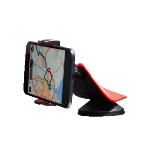 SUPPORTO DA CRUSCOTTO AUTO PER SMARTPHONE MAX 5.5" UNIVERSALE ATLANTIS P030-13HX40 NERO/ROSSO ROTAZIONE 360-EAN: 8026974017044