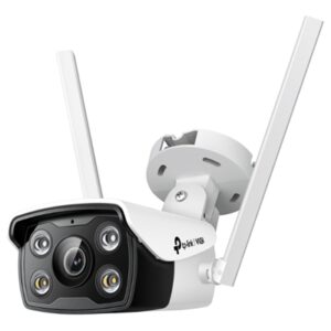 VIDEOCAMERA TP-LINK WI-FI VIGI C340-W(4MM) A COLORI-BULLET OTTICA FISSA 4MM -12V CCMIC.INT, ALTOPARLANTE,SLOT MICRO-SD IP66