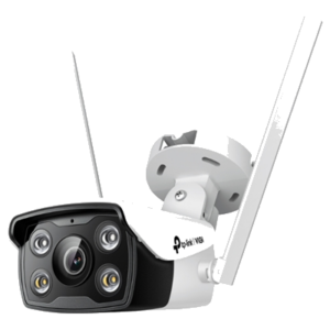 VIDEOCAMERA TP-LINK WI-FI VIGI C340-W(4MM) A COLORI-BULLET OTTICA FISSA 4MM -12V CCMIC.INT, ALTOPARLANTE,SLOT MICRO-SD IP66